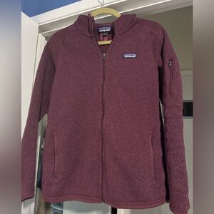 Patagonia Burgundy Zip-Up Jacket